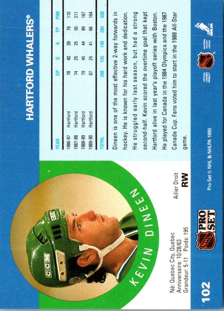 1990 Pro Set Kevin Dineen