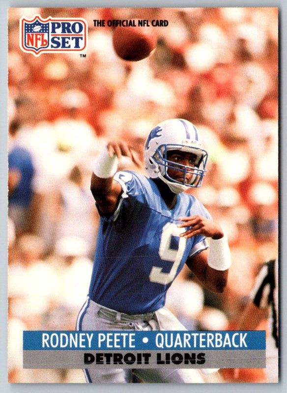 1991 Pro Set Rodney Peete #152