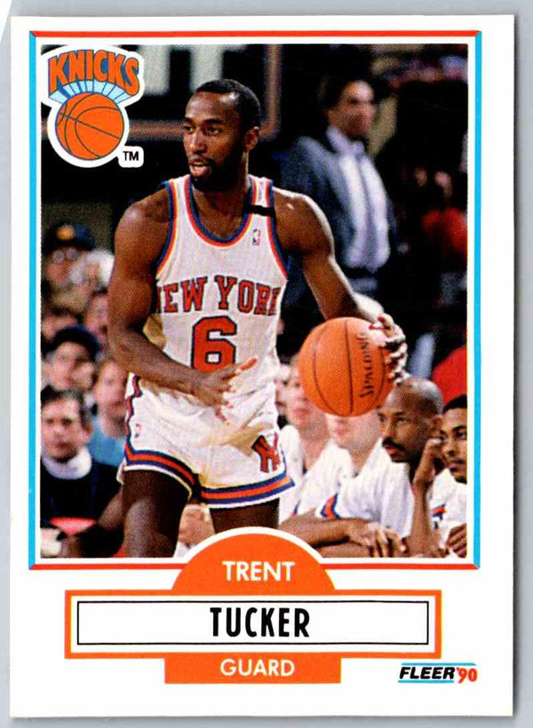 1990 Fleer Trent Tucker #129
