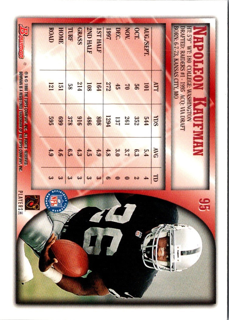1998 Bowman Napoleon Kaufman