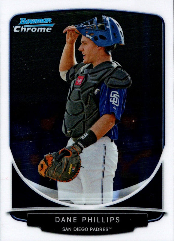 2013 Bowman Chrome Prospects Dane Phillips #BCP18