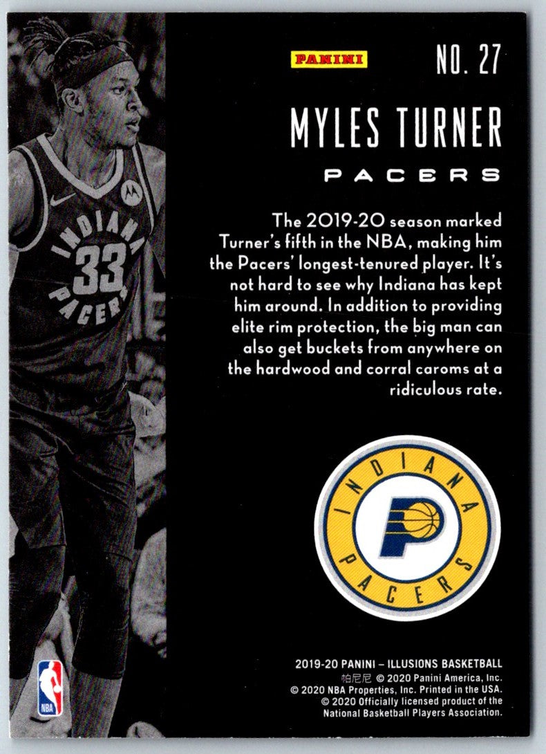 2019 Panini Absolute Memorabilia Veteran Tools of the Trade Level 1 Myles Turner