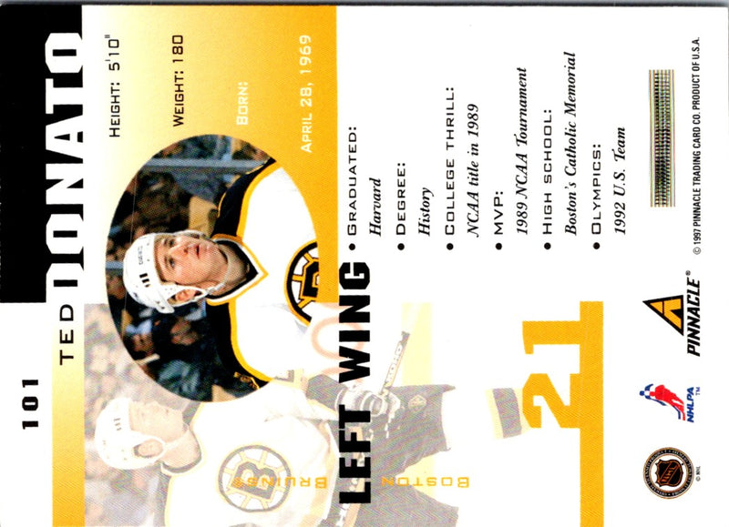 1997 Pinnacle Inside Ted Donato