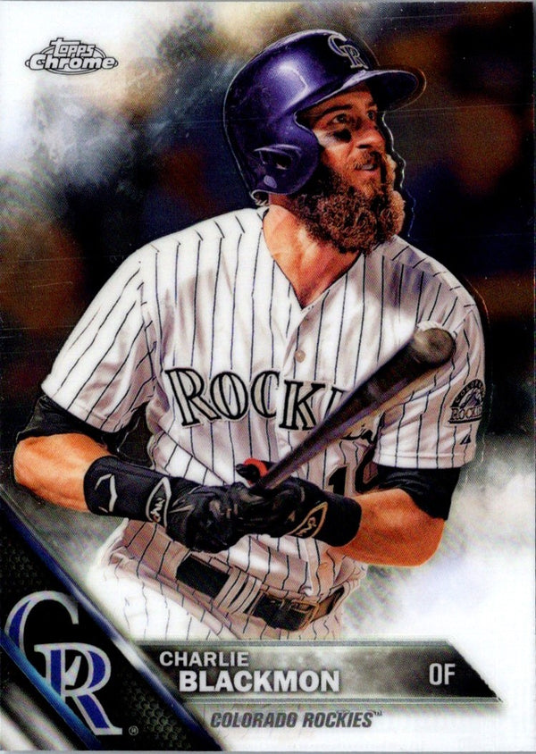 2016 Topps Chrome Charlie Blackmon #15