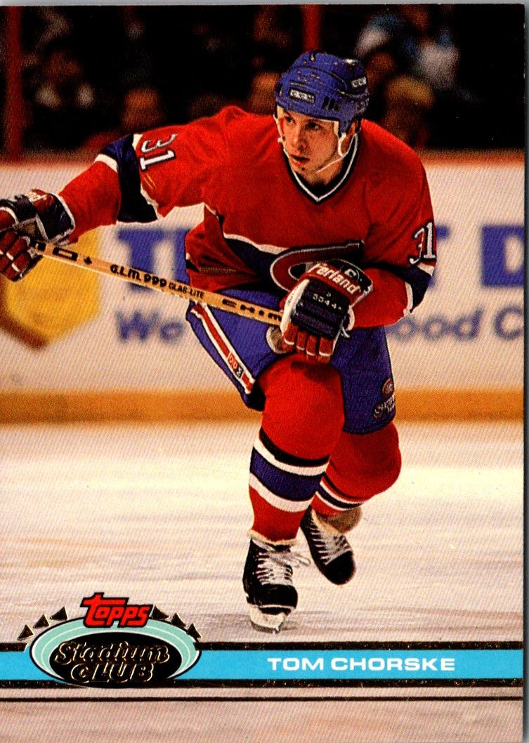 1991 Stadium Club Tom Chorske