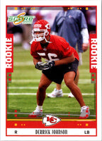 2005 Score Derrick Johnson #344 Rookie