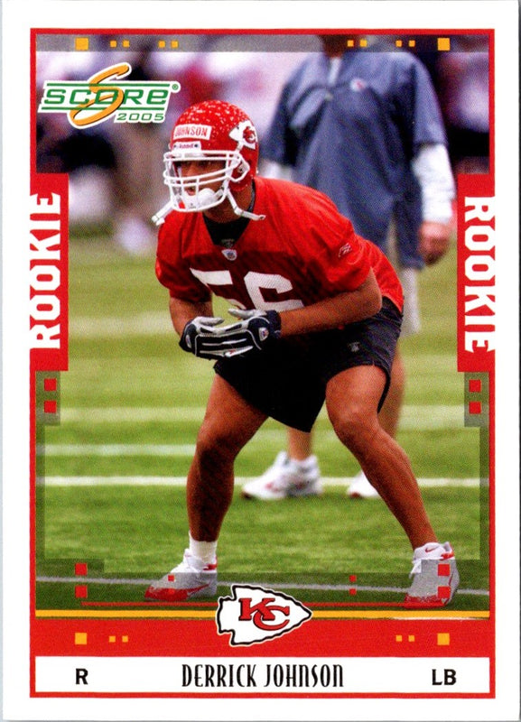2005 Score Derrick Johnson #344 Rookie
