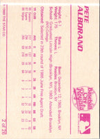 1989 Star Baseball City Royals Pete Alborano #2