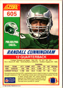 1990 Score Randall Cunningham