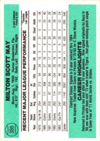 1984 Donruss Milt May #386