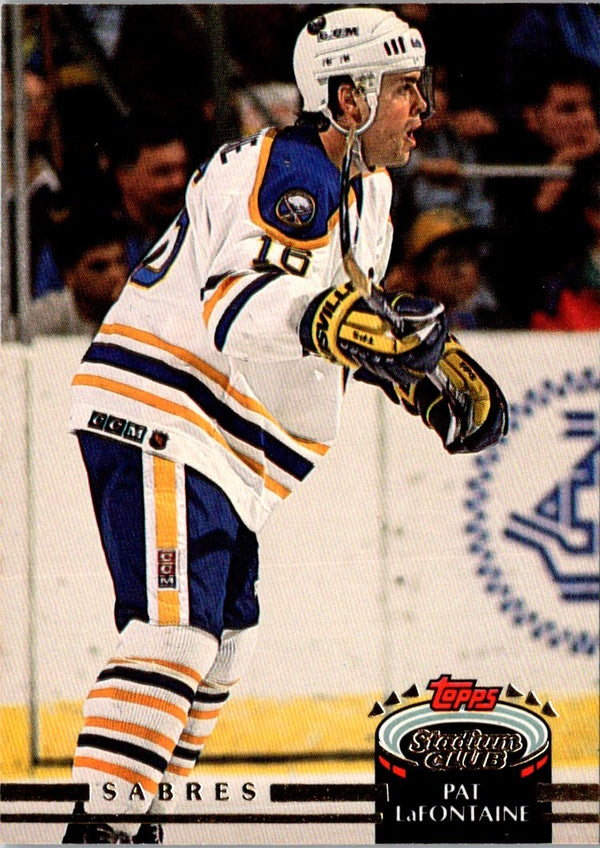 1992 Stadium Club Pat LaFontaine #95