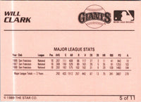 1989 Star Kevin Mitchell / Will Clark Will Clark #5