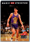 1992 SkyBox USA Magic on Stockton