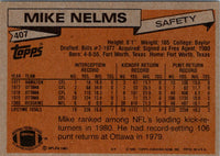1981 Topps Mike Nelms #407 Rookie NM-MT