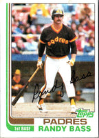 1982 Topps Randy Bass #307