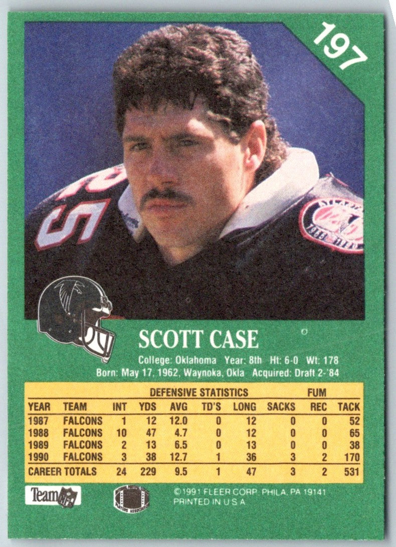 1991 Fleer Scott Case