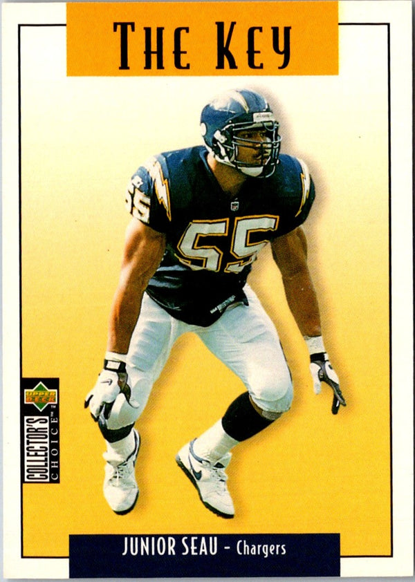 1995 Collector's Choice Update Junior Seau #U66