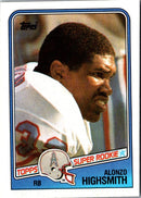 1988 Topps Alonzo Highsmith
