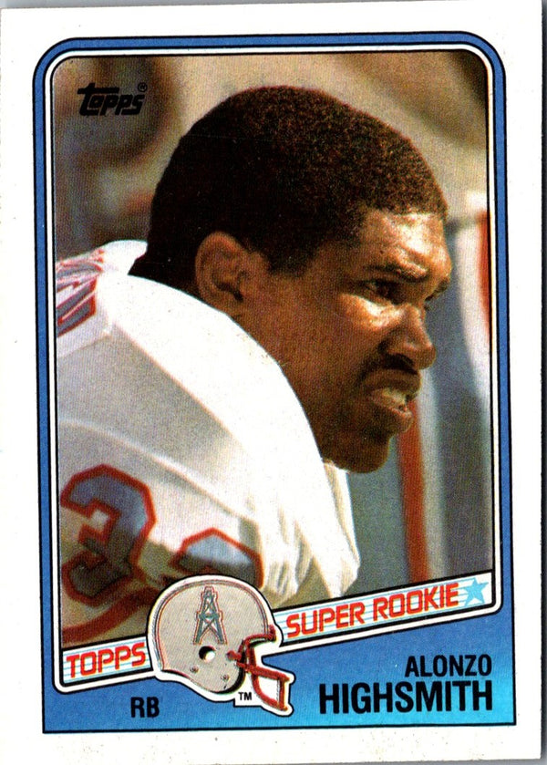 1988 Topps Alonzo Highsmith #105 Rookie