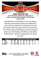 2012 Topps Andy Dalton #275