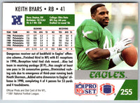 1991 Pro Set Keith Byars #183