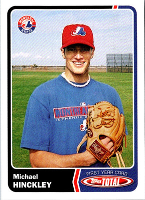 2003 Topps Total Michael Hinckley #943 Rookie