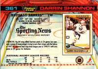 1991 Stadium Club Darrin Shannon #361