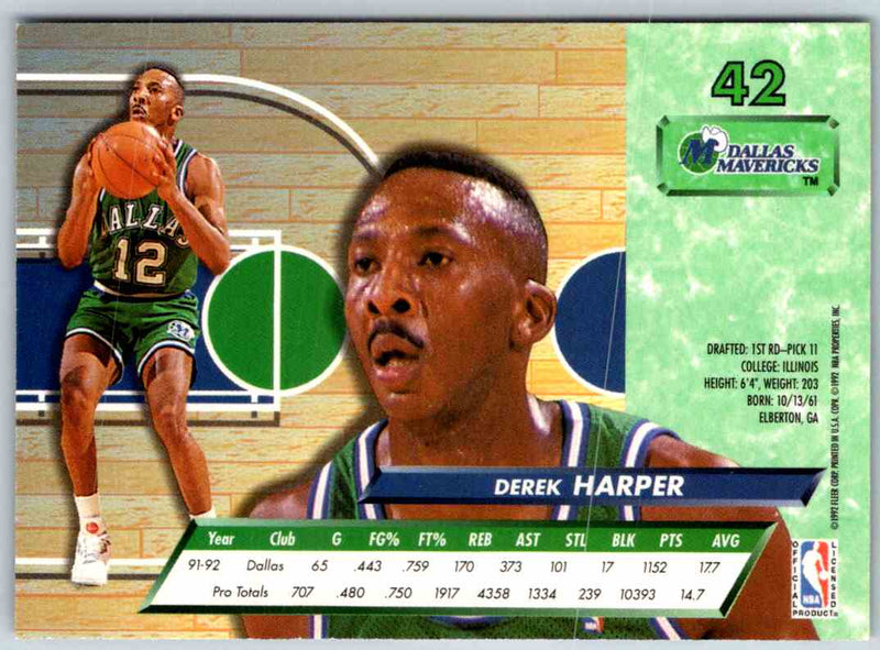 1992 Fleer Ultra Derek Harper