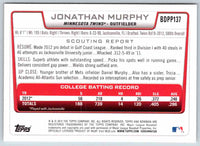 2012 Bowman Jonathan Murphy #BDPP137