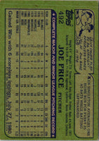 1982 Topps Joe Price #492