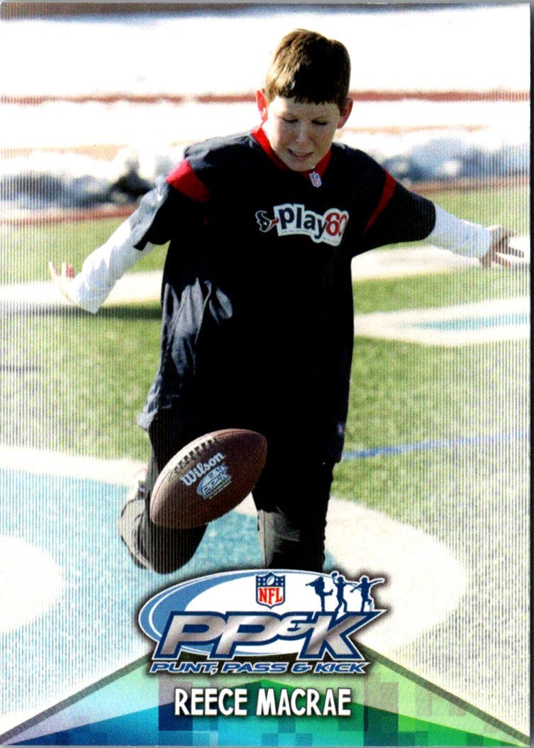 2014 Topps Punt Pass and Kick Champions Reece Macrae