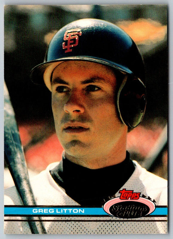1991 Stadium Club Greg Litton #45