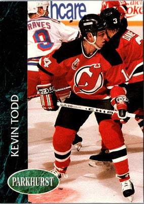 1992 Parkhurst Emerald Ice Kevin Todd #94