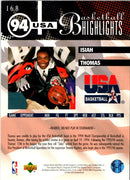 1994 Upper Deck Isiah Thomas