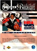 1994 Upper Deck Isiah Thomas #168