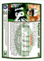1999 Topps Season Opener Keyshawn Johnson #36