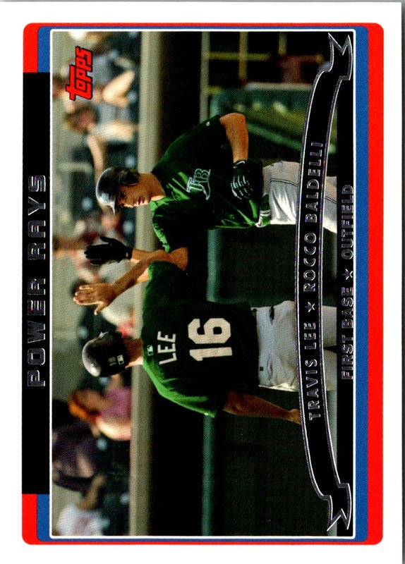 2006 Topps Power Rays (Travis Lee/Rocco Baldelli) #654