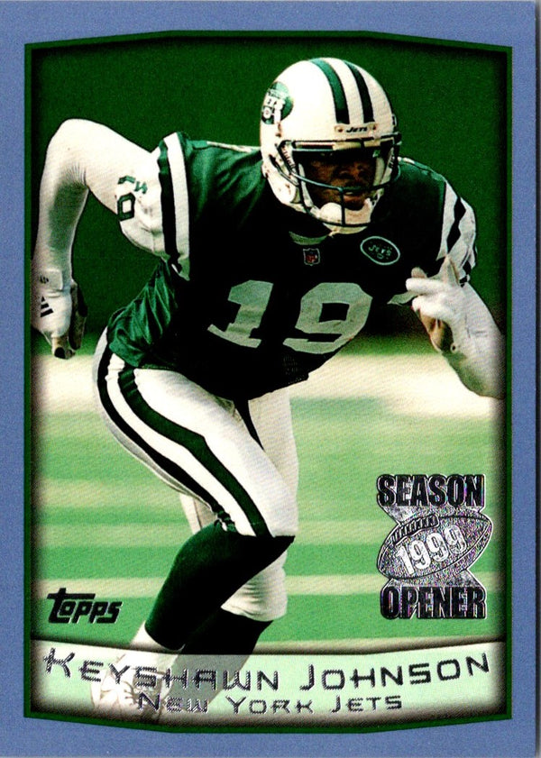 1999 Topps Season Opener Keyshawn Johnson #36