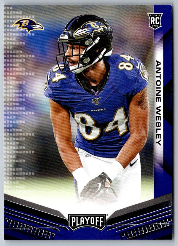 2019 Panini Playoff Antoine Wesley #300 Rookie