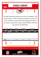 2005 Score Derrick Johnson #344 Rookie