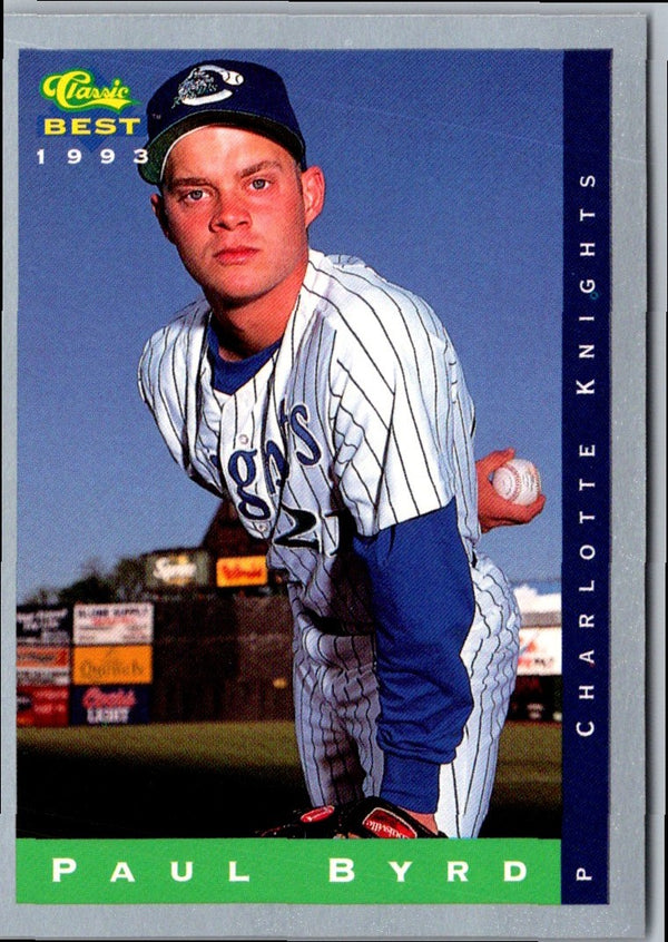 1993 Classic Best Paul Byrd #156