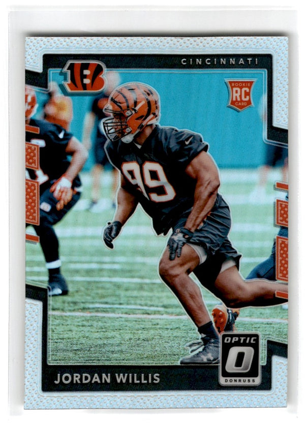 2017 Donruss Optic Jordan Willis #133 Rookie Prizm