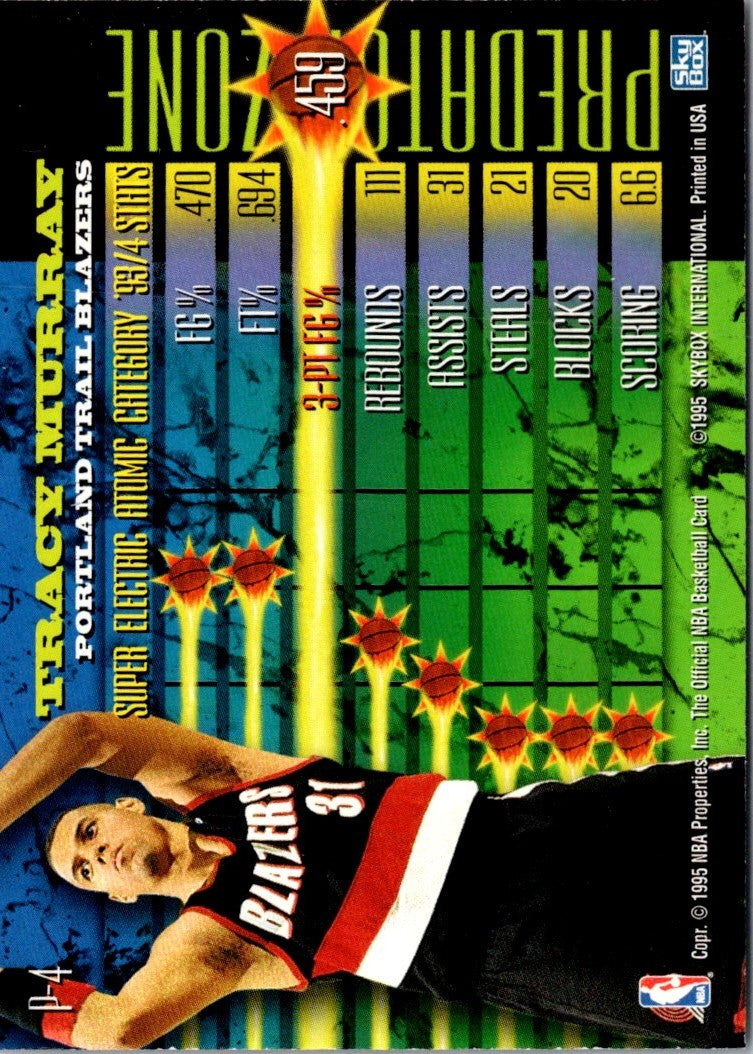 1994 Hoops Predators Tracy Murray