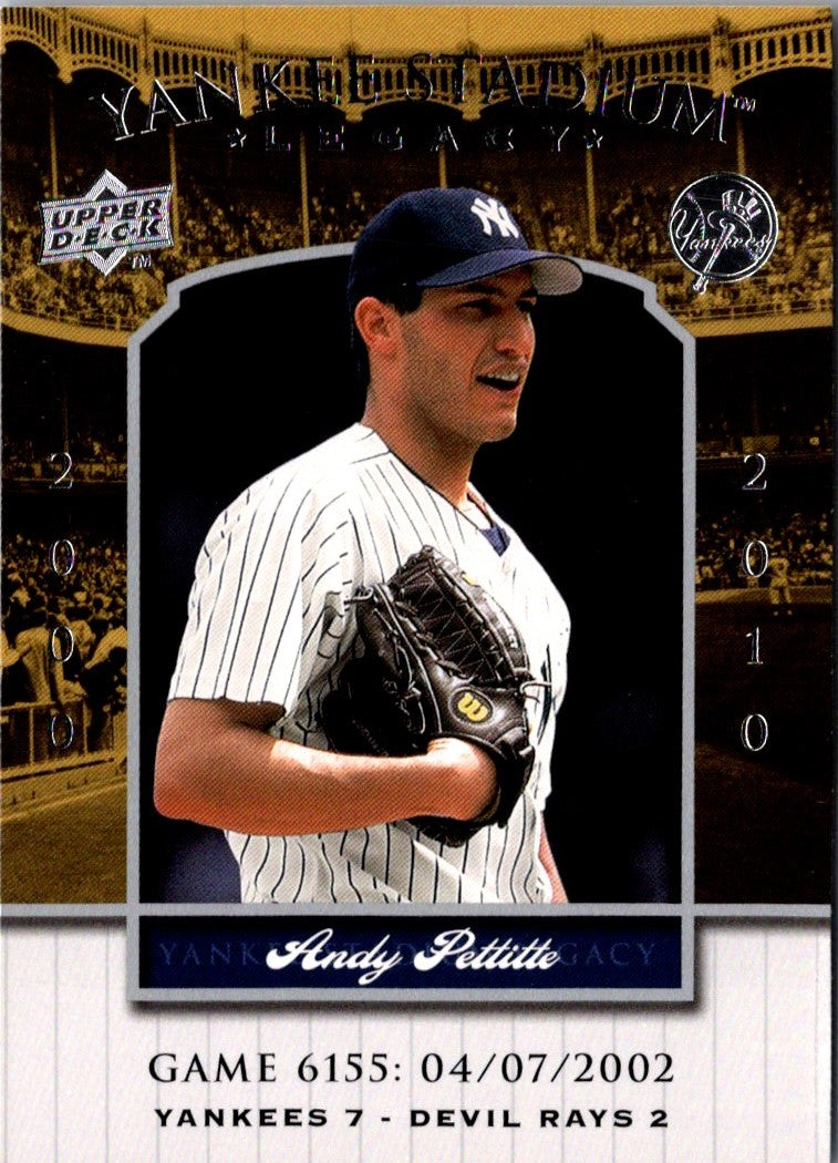 2008 Upper Deck Yankee Stadium Legacy Andy Pettitte