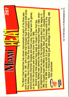 1991 Hoops Miami Heat #287