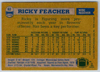 1982 Topps Ricky Feacher #63