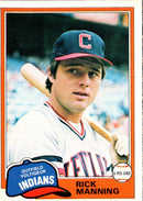 1981 Topps Rick Manning