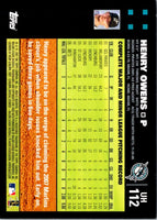 2007 Topps Updates & Highlights Henry Owens #UH112
