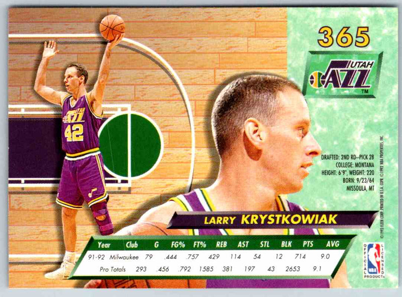 1992 Fleer Ultra Larry Krystkowiak