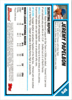 2007 Bowman Prospects Jeremy Papelbon #BP6